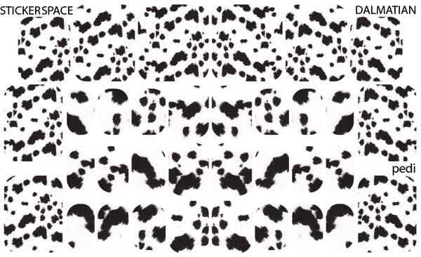 Wraps für Pediküre •Dalmatian