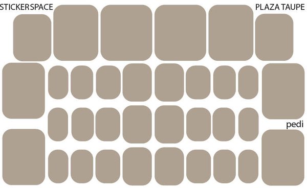 Wraps für Pediküre •Plaza Taupe