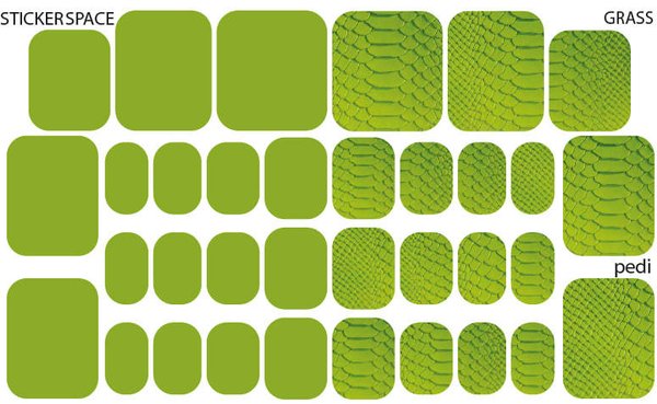 Wraps für Pediküre •Grass