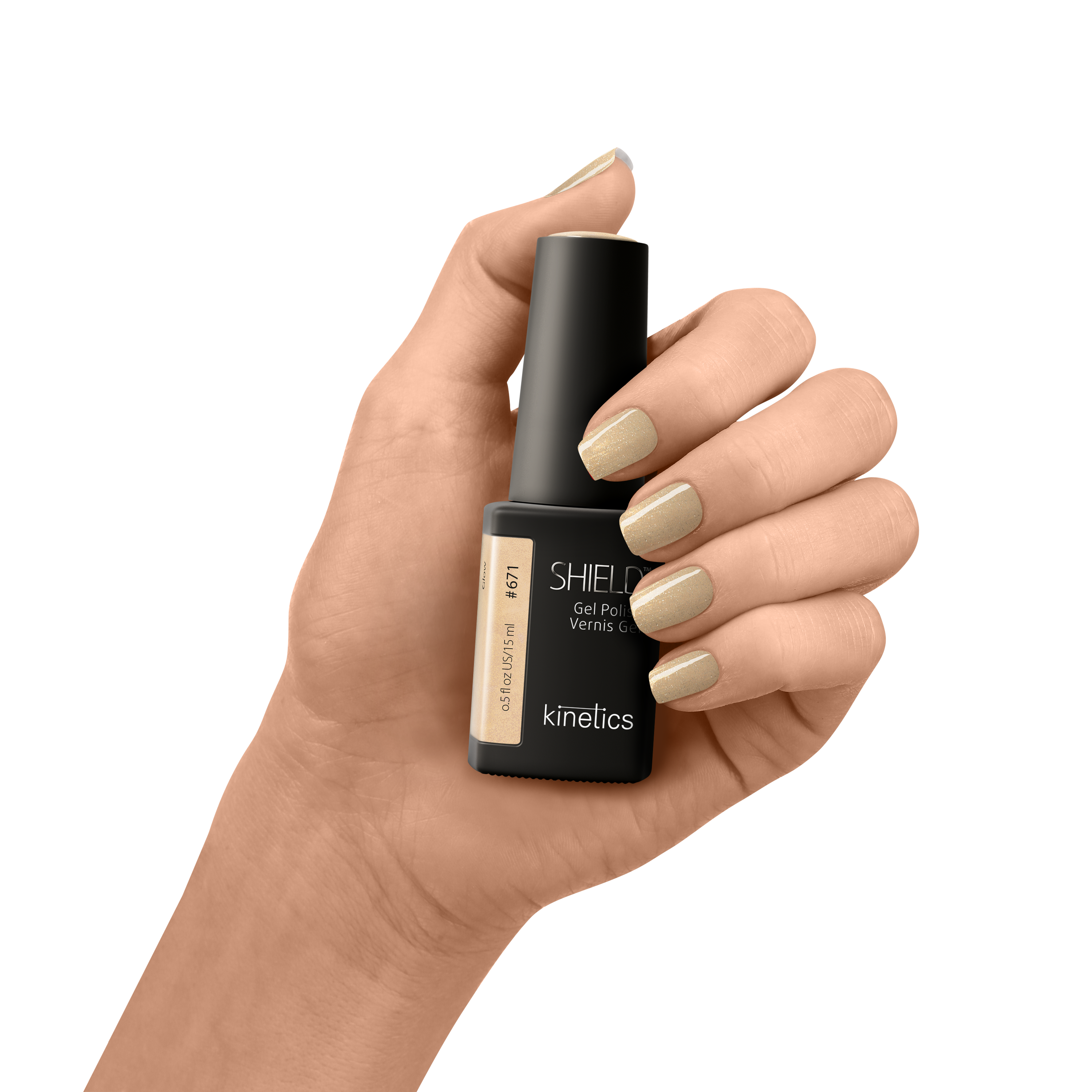 Kinetics Shield Gel Polish #671 GLOW 15ml