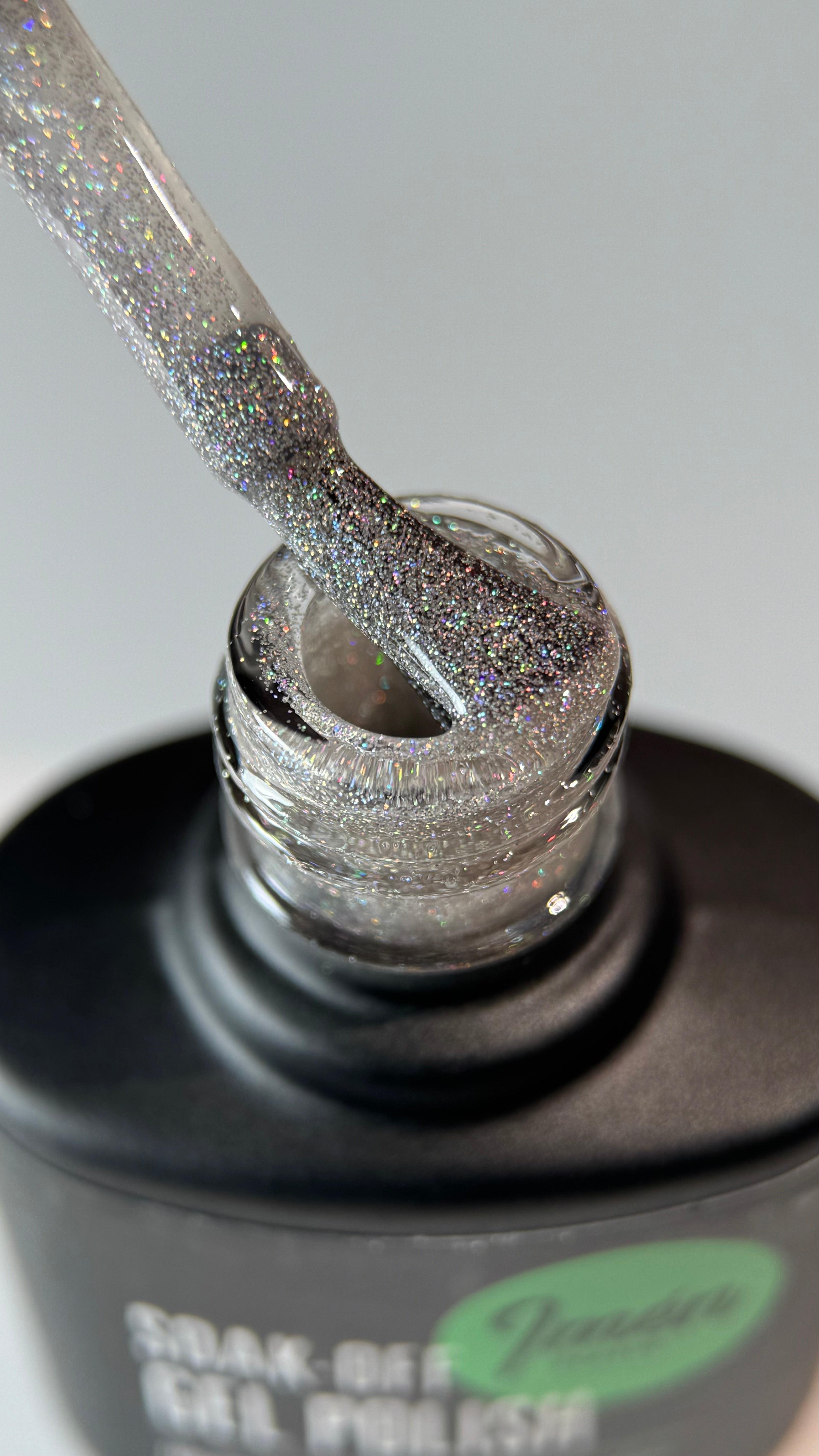 IMEN Gel Polish Nr. DB010 Silver Glitter, 12 ml