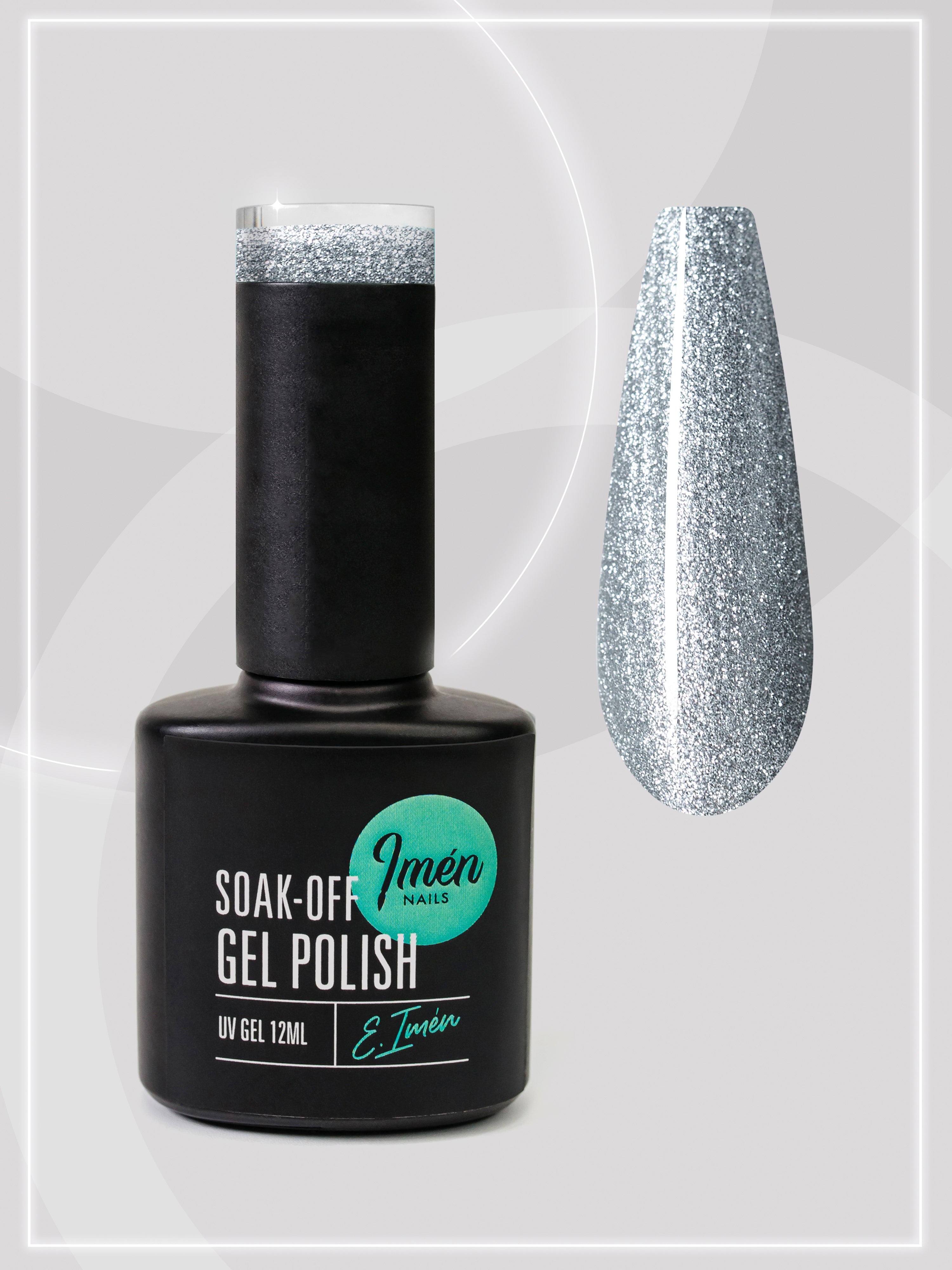IMEN Gel Polish Nr. DB011 Metal Silver, 12 ml