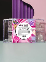 IMENKA EASY NAILS GEL-TIPS "Kraft straight" , 500pcs
