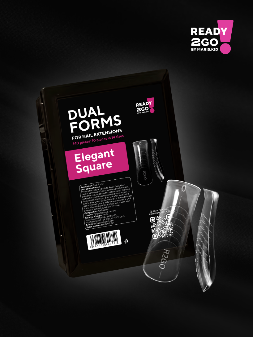 DUAL FORMS  Elegant Square «READY 2 GO» von Maris Kid 140St