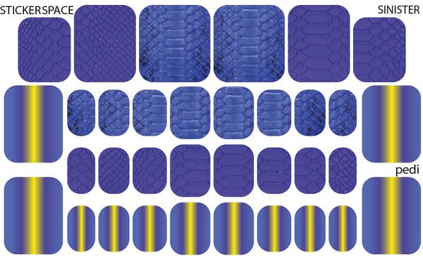 Wraps für Pediküre •Sinister