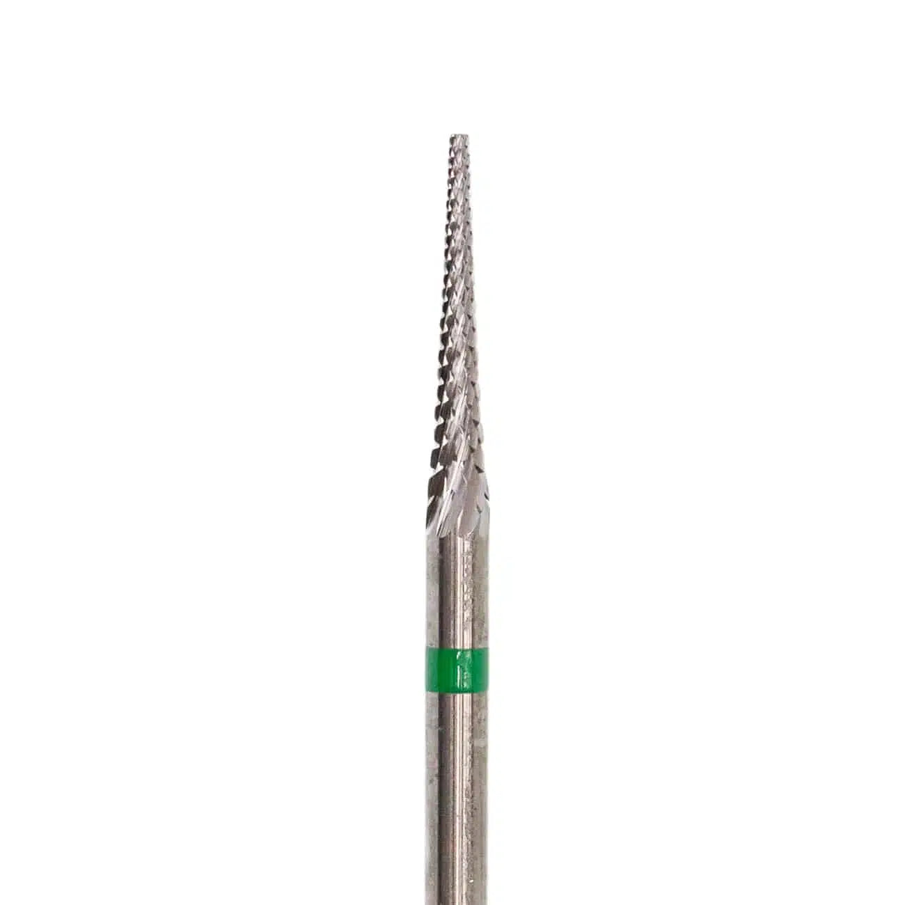Hartmetallfräser 406302 – Dünner Kegel, Grün (grobe Körnung), Ø 2,3 mm