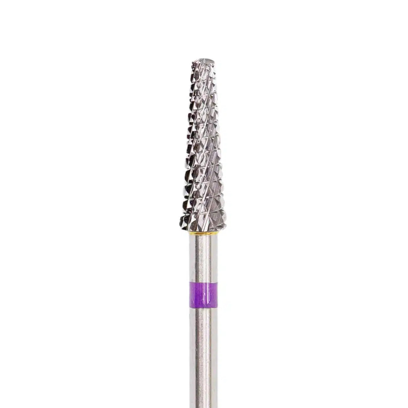 Profi-Hartmetallfräser Kegel Violett Ø 4,0 mm für Gel und Acryl