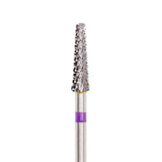 Profi-Hartmetallfräser Kegel Violett Ø 4,0 mm für Gel und Acryl