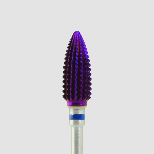 MAVE 6,0 mm Karbid-Tornado Blue – Hartmetallfräser, mittlere Körnung