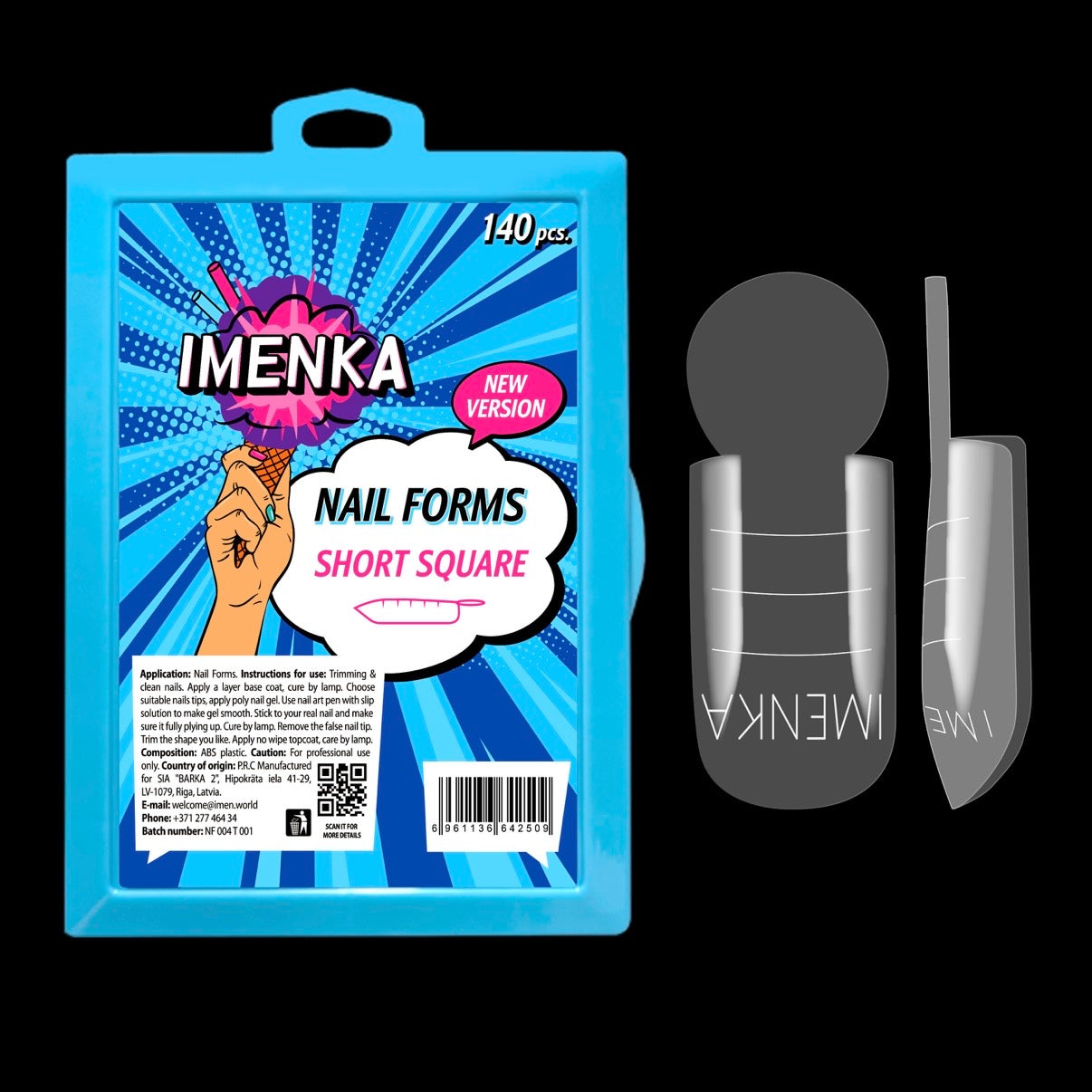 Imenка Dual Formen Short Square Neue Version 140 St.