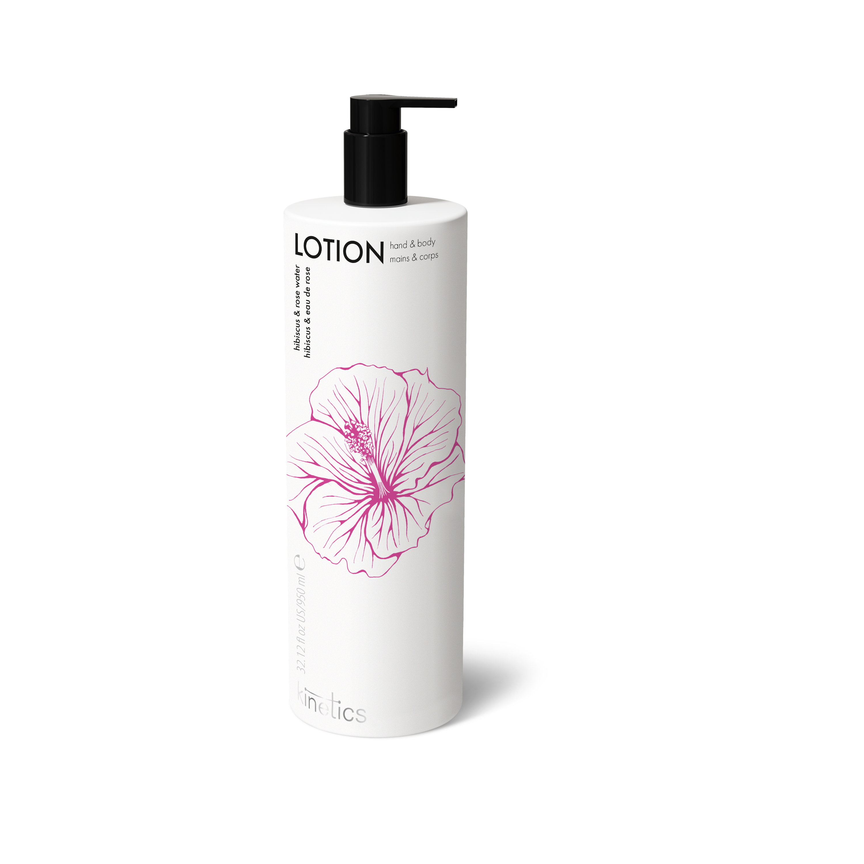 Kinetics Hand&Body Lotion Hibiscus & Rose Water PRO 950ml
