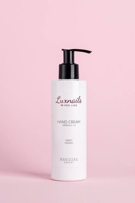 LUXNAILS Hand Cream  Omega 3+6  , 200ml