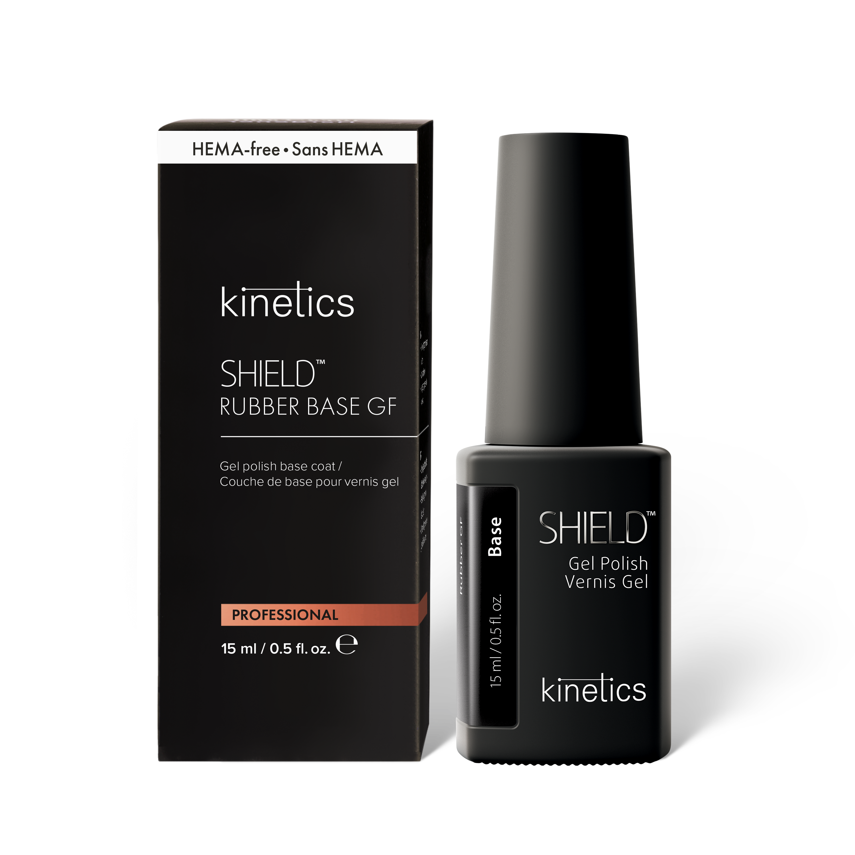 NEU Kinetics SHIELD Rubber Base+  HEMA frei 15ml
