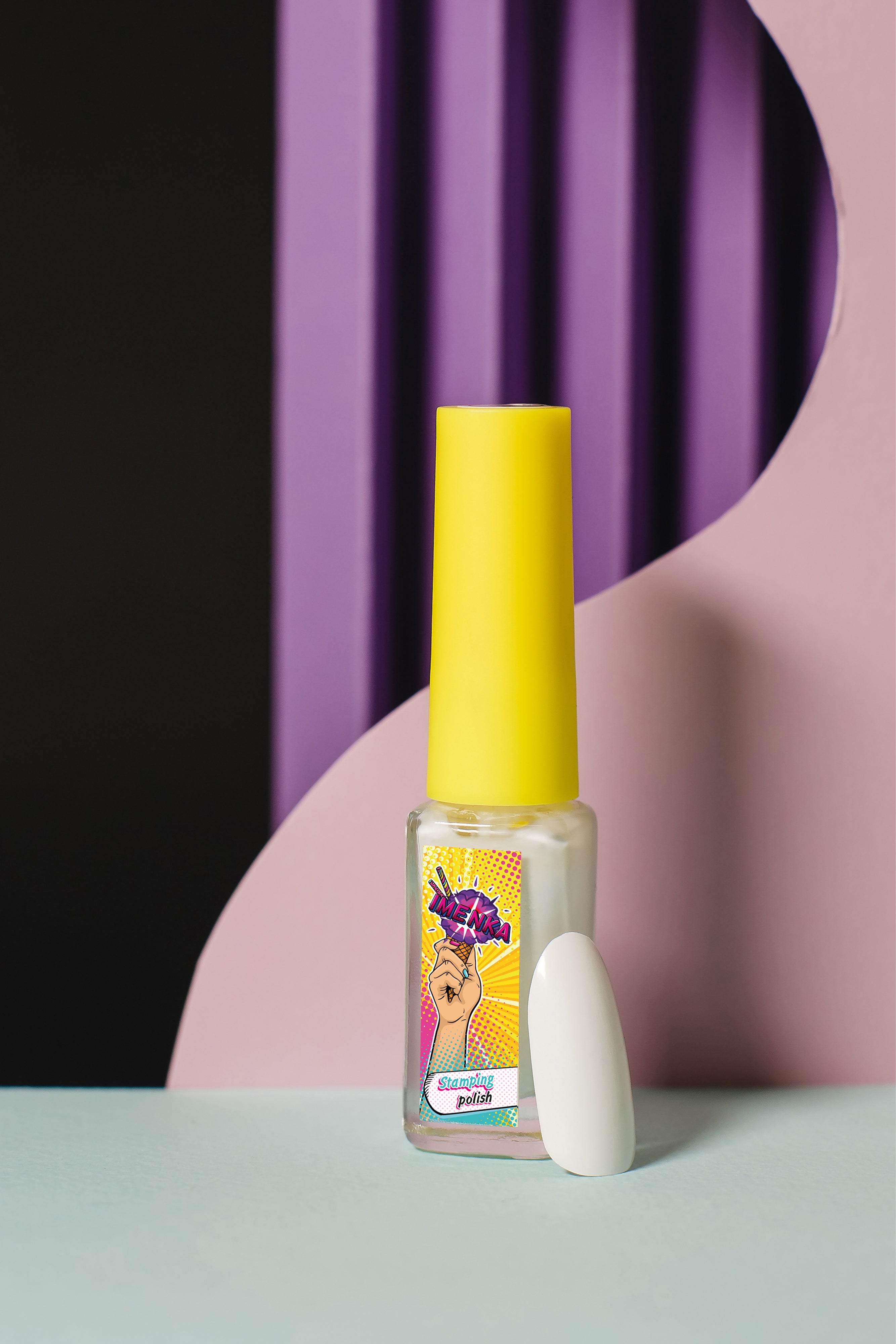 IMEN Stamping Lack Imen No. 001 White , 9ml