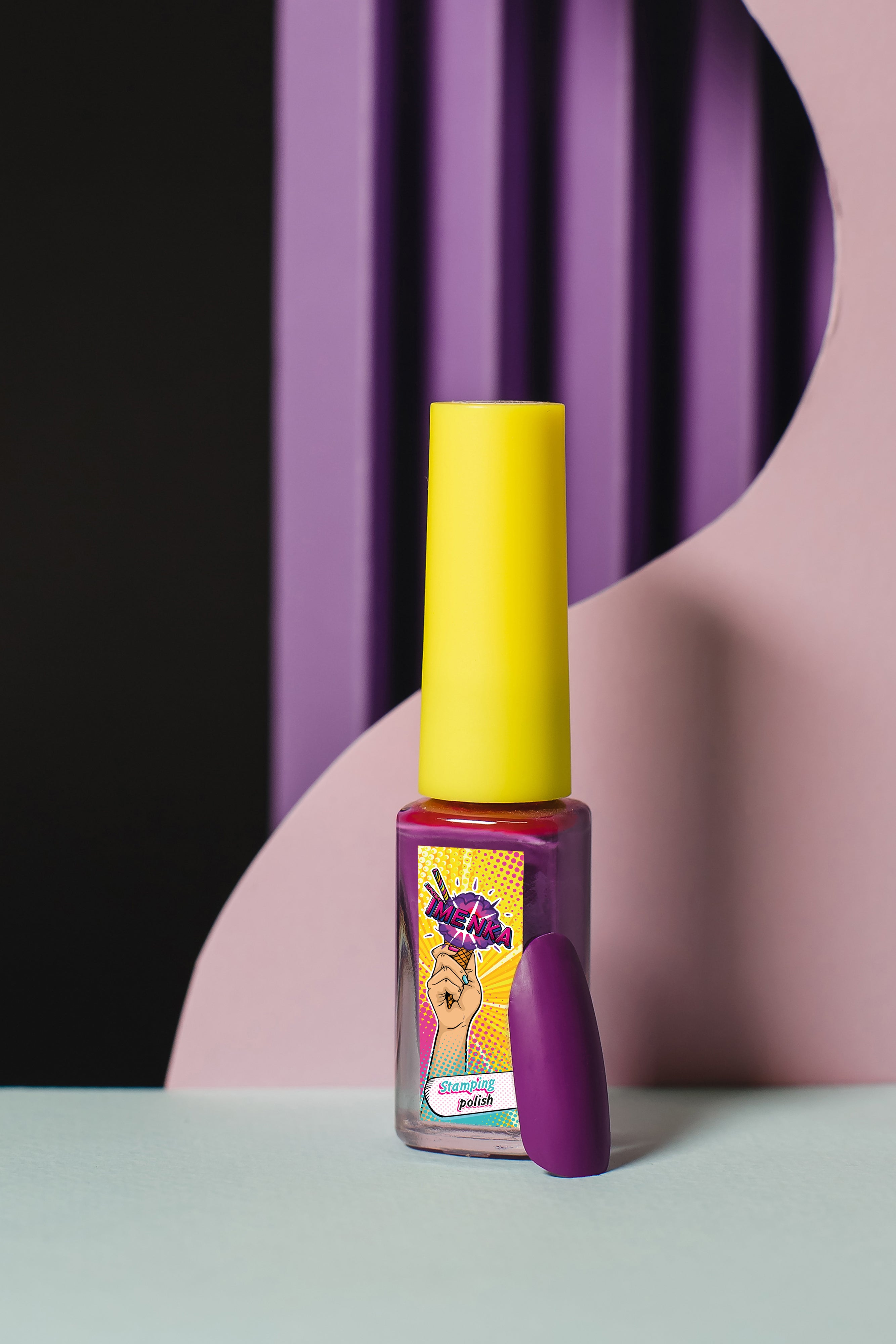 IMEN Stamping Lack Imen No. 012 Violet  , 6ml