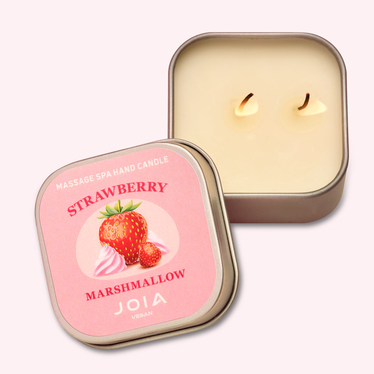 JOIA Massage Spa Hand Candle JOIA vegan, Strawberry Marshmallow 65ml