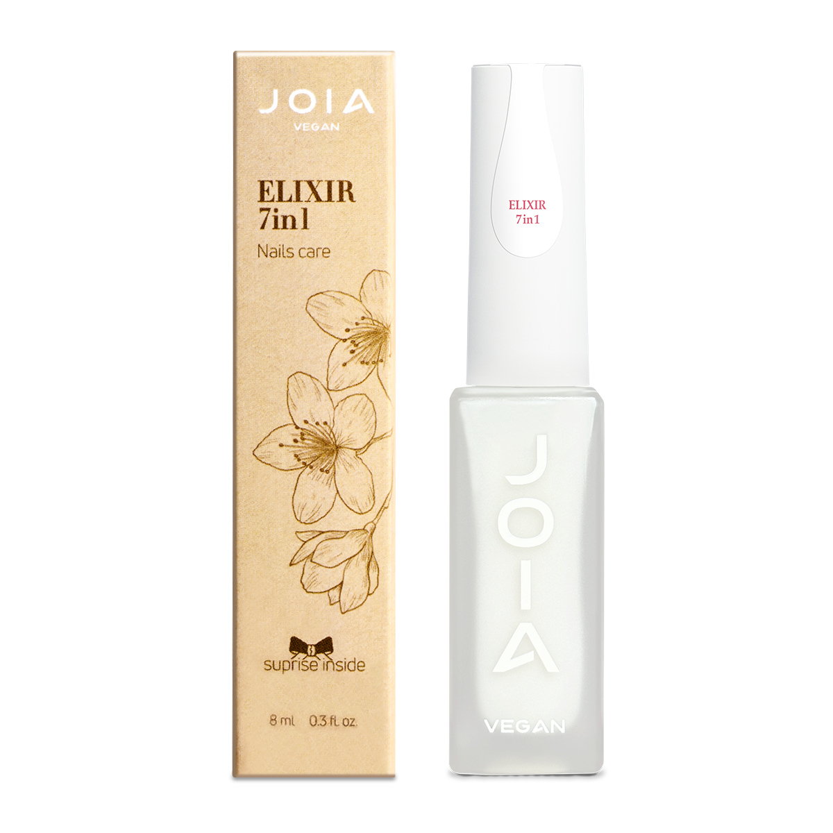 JOIA Pflegemittel mit umfassender Wirkung für die Nagelpflege Elixir 7in1 JOIA vegan, 8 ml