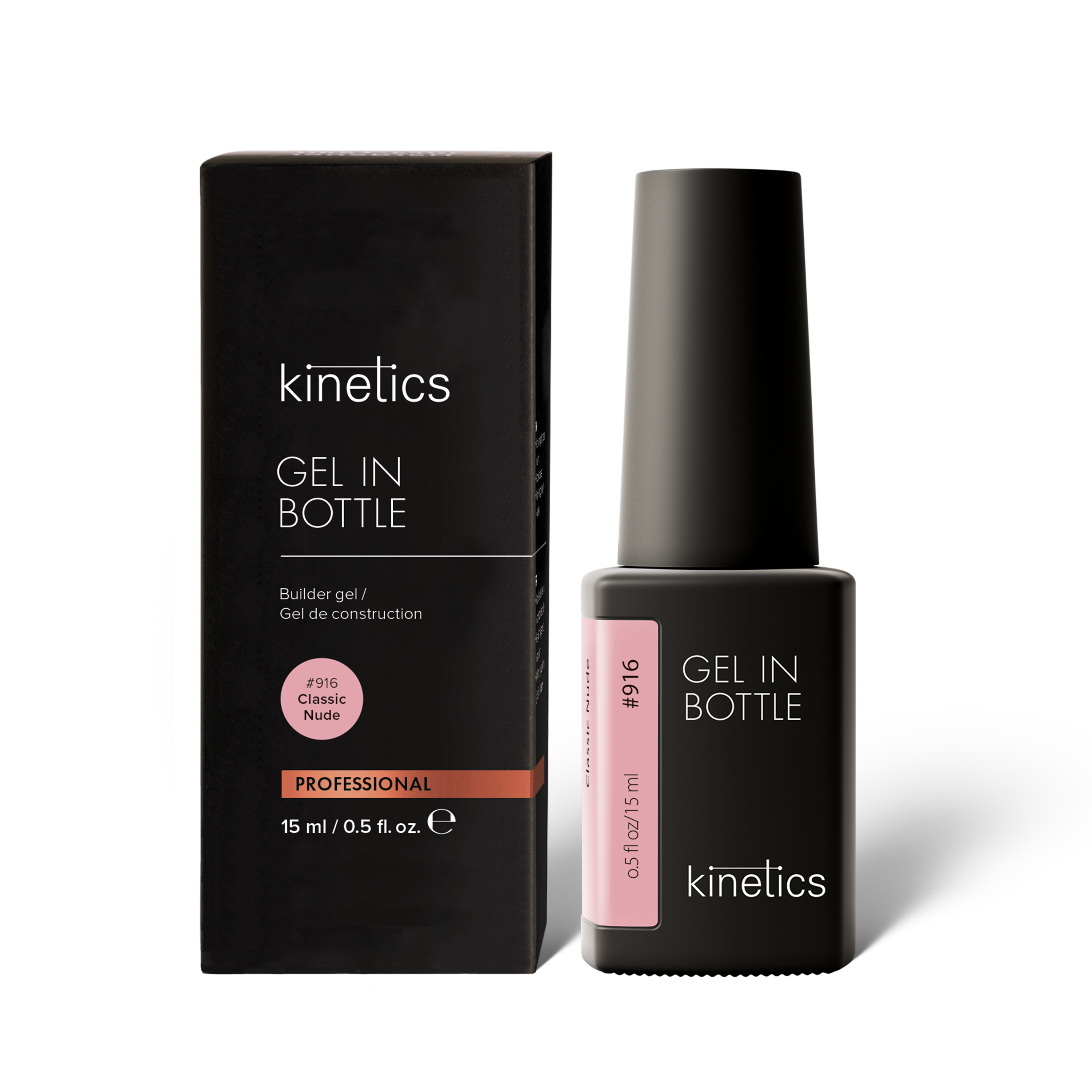 Kinetics Gel in Bottle 15ml Classic Nude #916