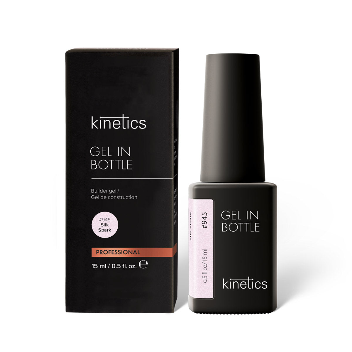 NEU Kinetics Gel in Bottle Effektgel  15ml Silk Spark #945