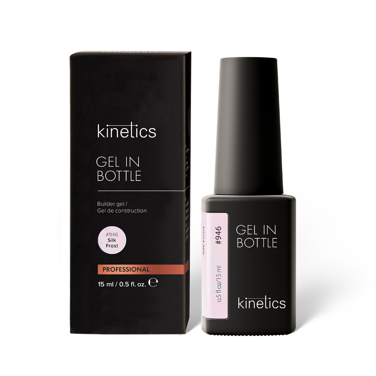 NEU Kinetics Gel in Bottle Effektgel  15ml Silk Frost #946