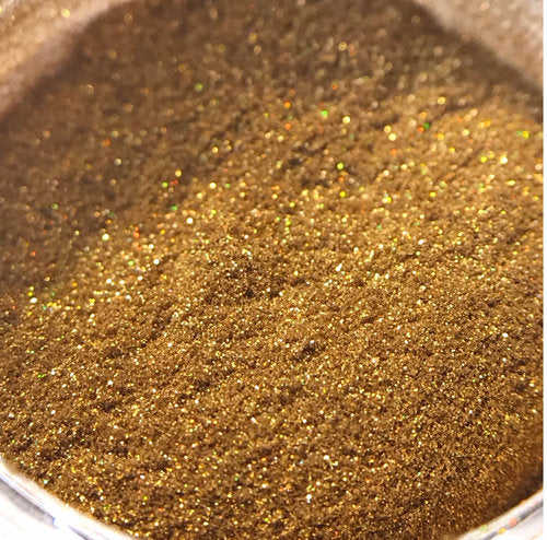 Glitter mit Halographie Effekt GOLD