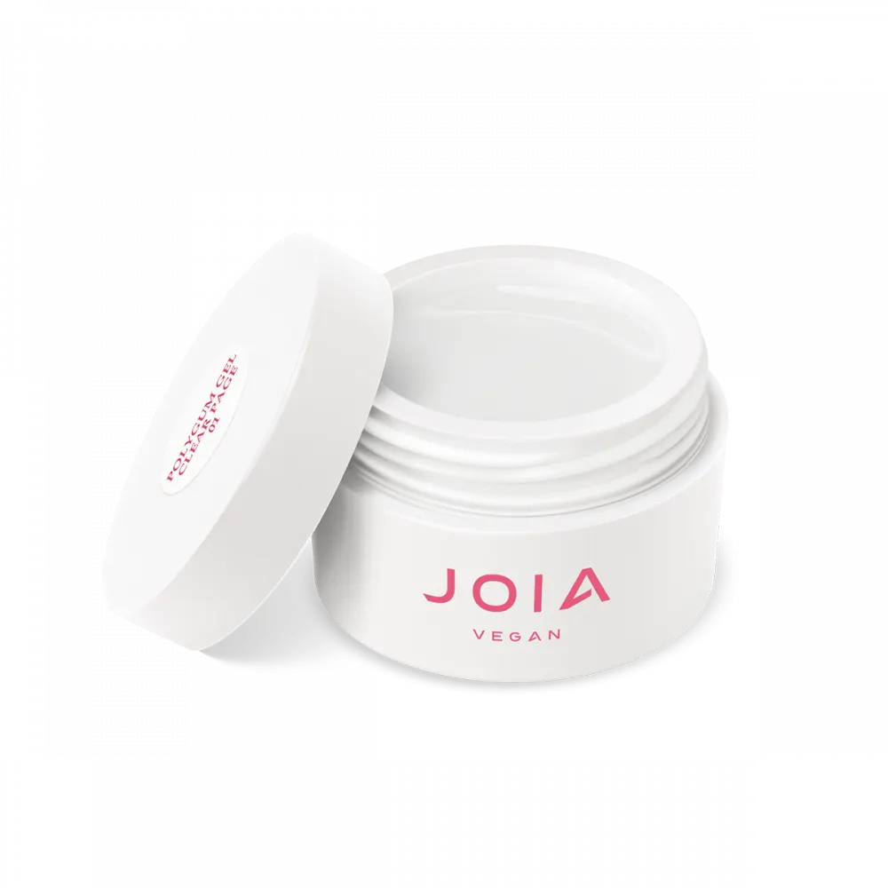 JOIA vegan Polygum Gel  für Modellierung, Clear Page 01, 15 ml