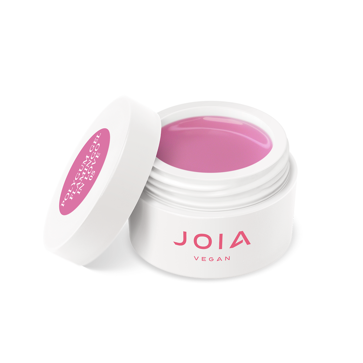 JOIA vegan Polygum Gel  für Modellierung, Flamingo in Love 05, 15 ml