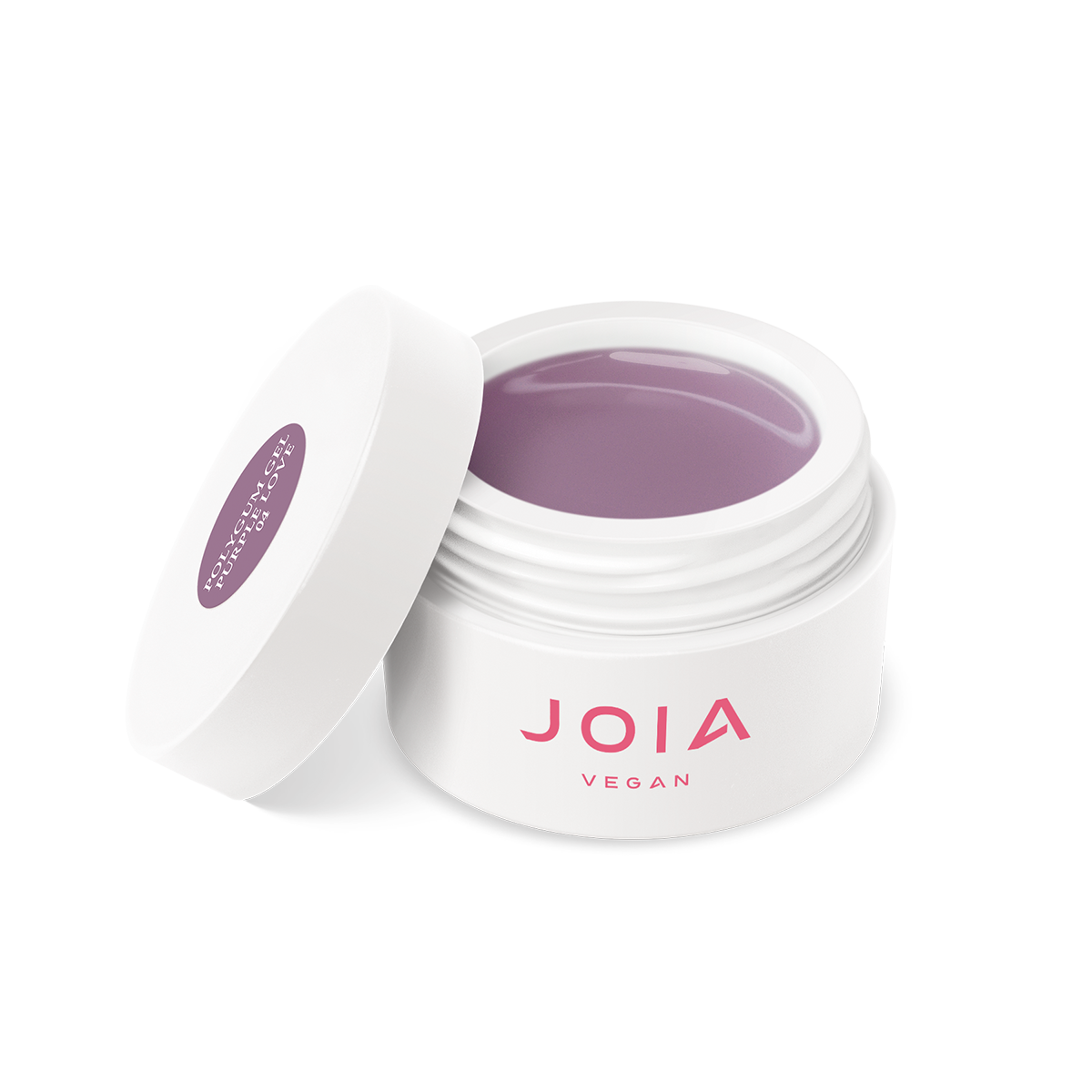 JOIA vegan Polygum Gel  für Modellierung, Purple Love 04, 15 ml
