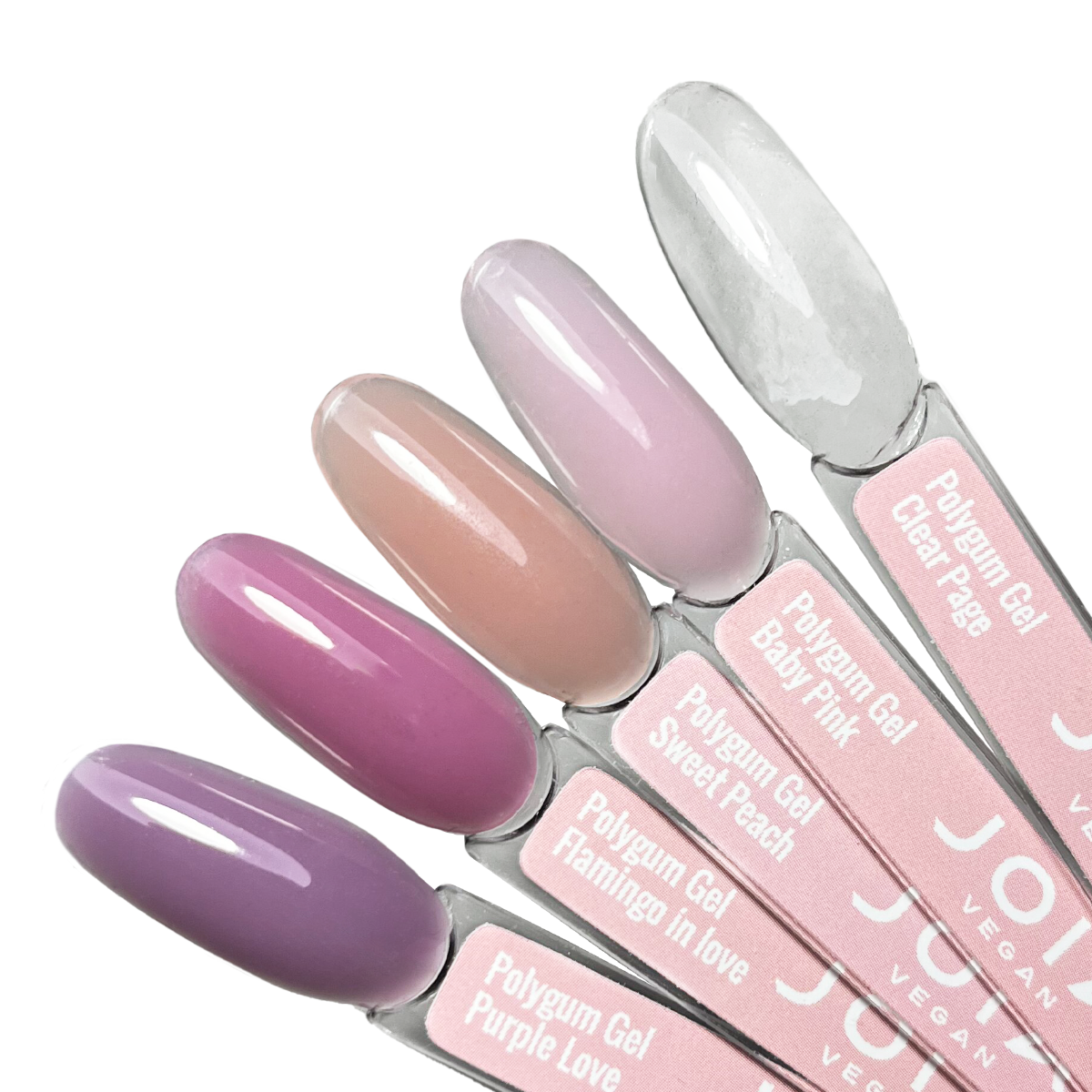 JOIA vegan Polygum Gel  für Modellierung, Baby Pink 02 , 15 ml
