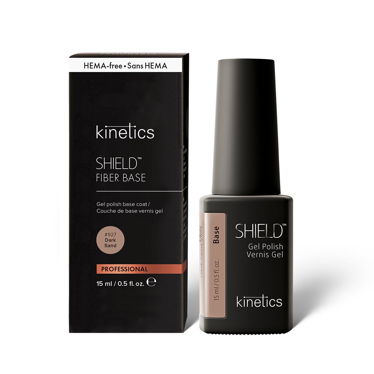 Kinetics SHIELD Fiber Base #927 Dark Sand 15ml