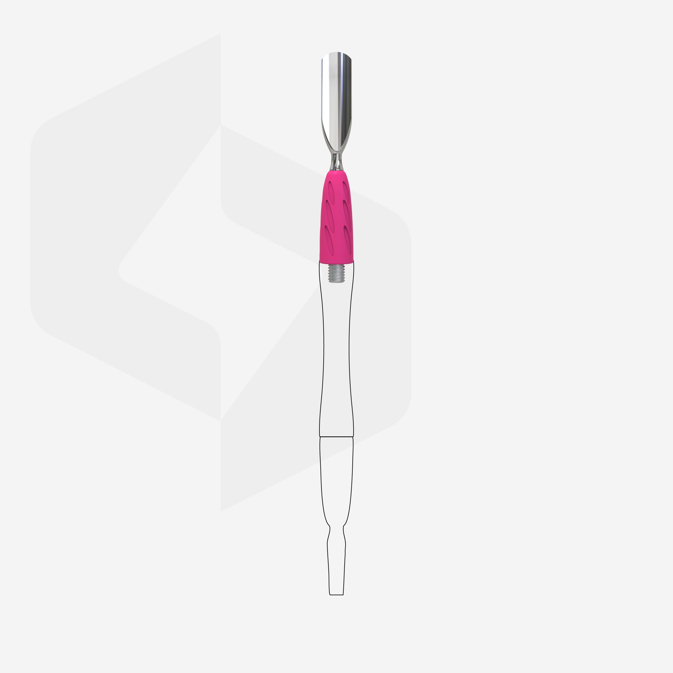 STALEKS UNIQ 17 Combo Arbeitsteil des Pushers (Pusher abgerundet breit)