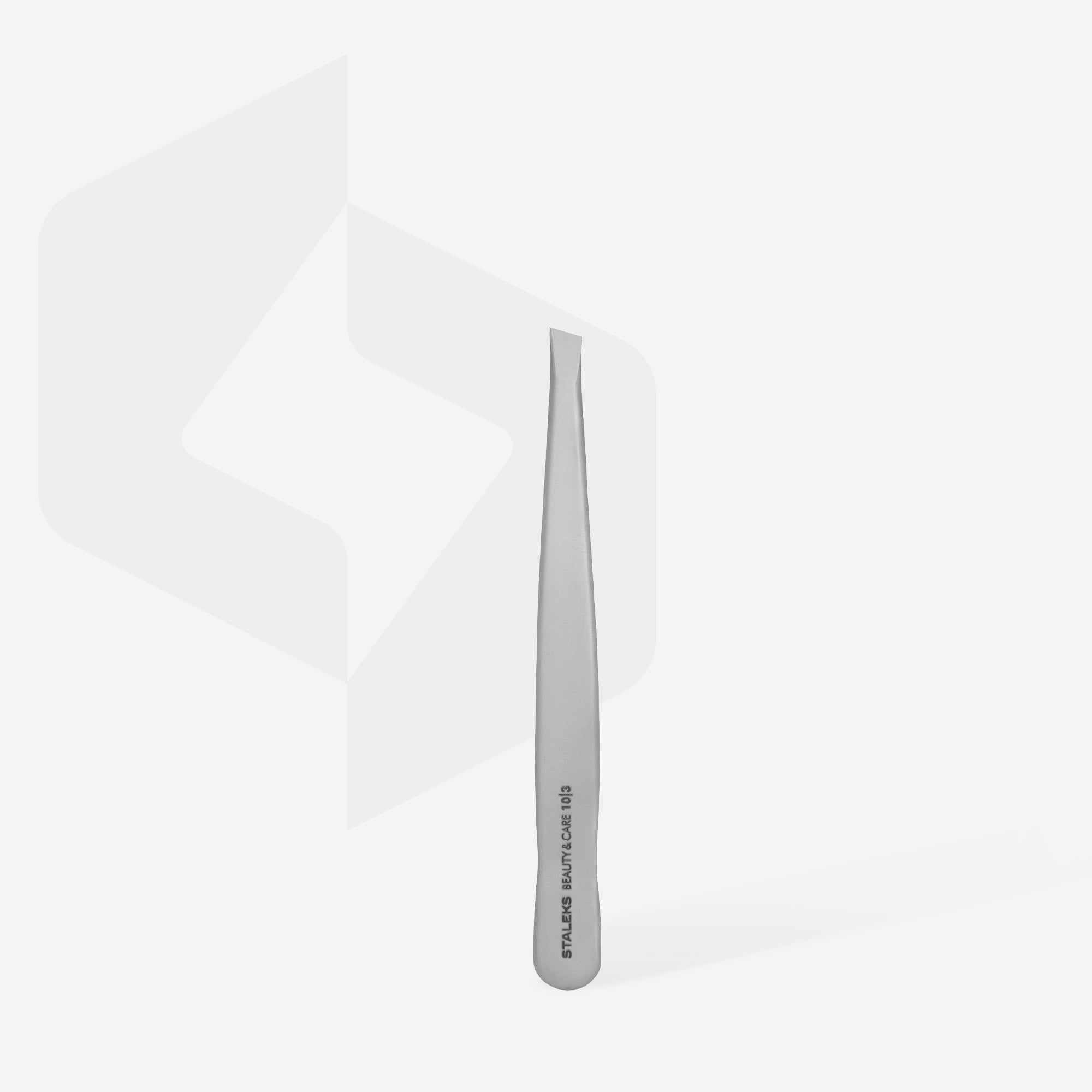 STALEKS BEAUTY & CARE 10 TYPE 3 Breite abgeschrägte Augenbrauenpinzette