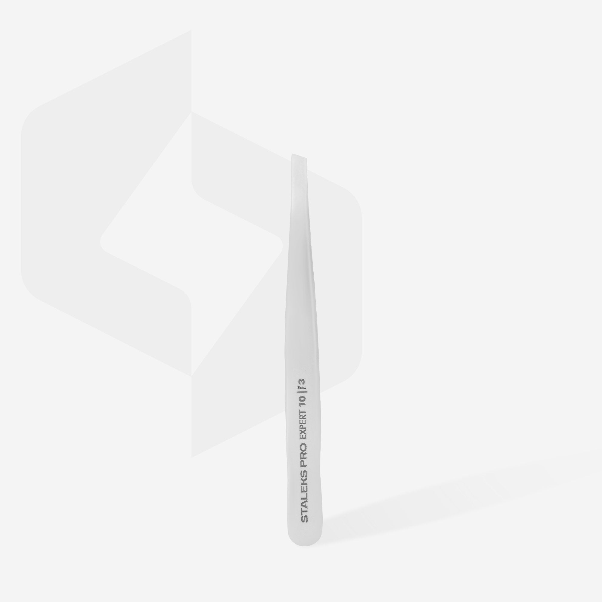 STALEKS EXPERT 10 TYPE 3 Professionelle breite abgeschrägte Augenbrauenpinzette