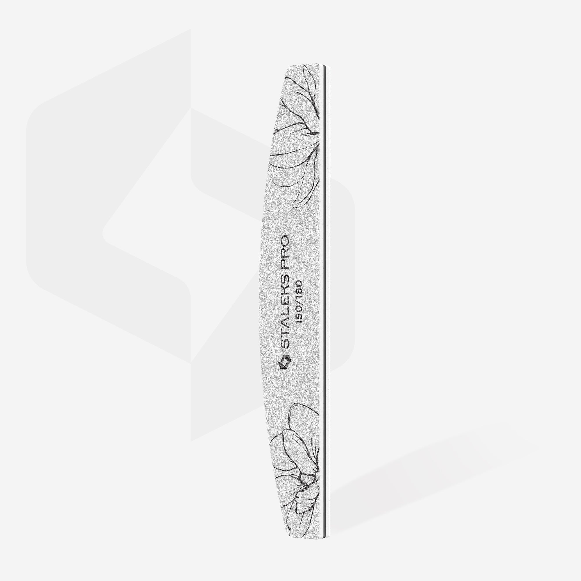 STALEKS EXPERT 40 Mineralische Halbmond-Feile für Nägel, 150/180 Grit (25 Stück)