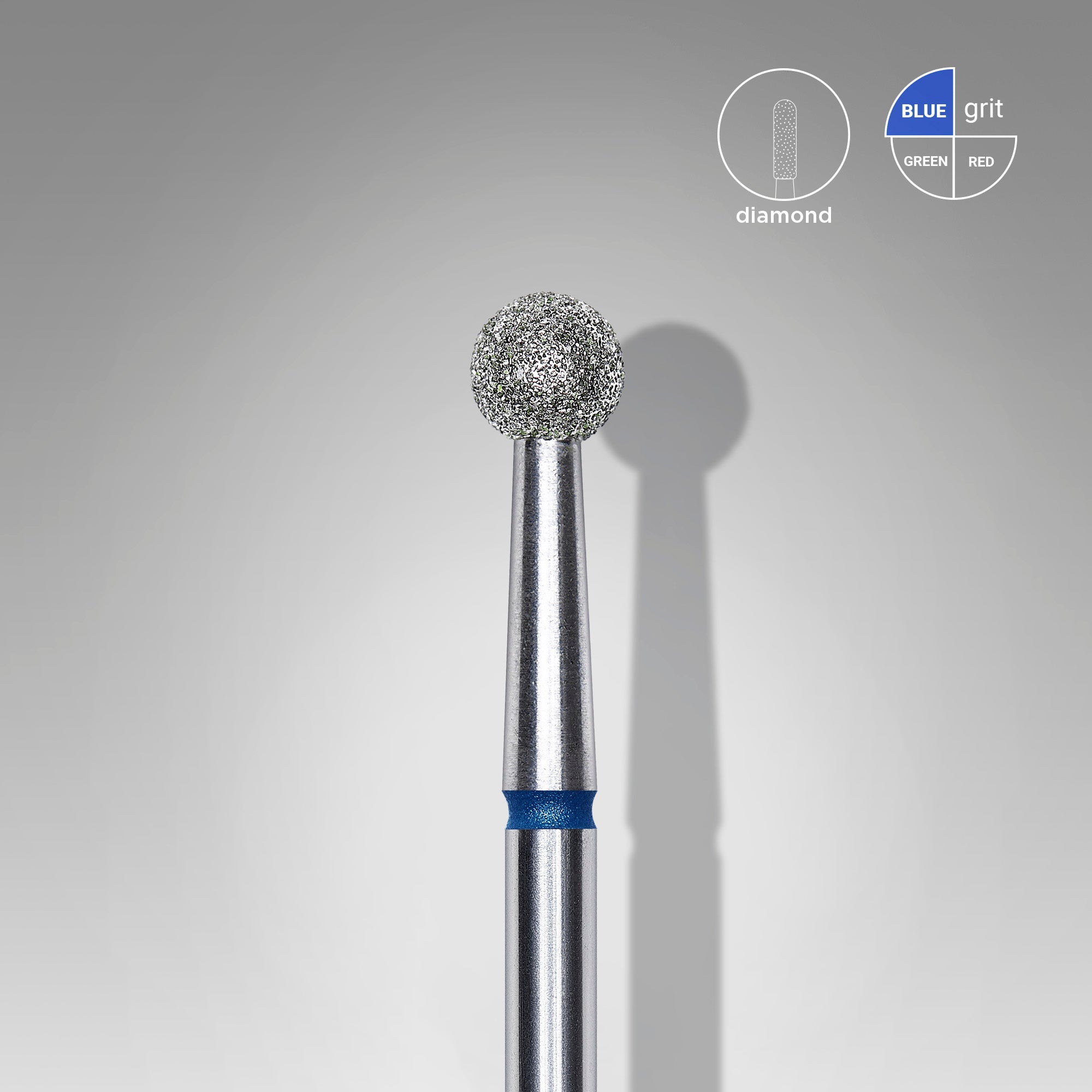 STALEKS EXPERT Diamantfräser Kugel blau, Durchmesser 4 mm