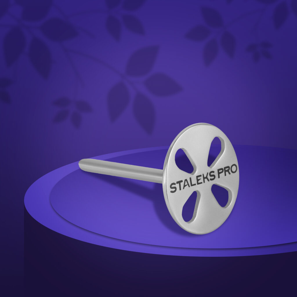 STALEKS EXPERT PODODISC L Verlängerte Pedikürescheibe mit Wechselfeilen, 180 Grit 25 mm (5 Stück)