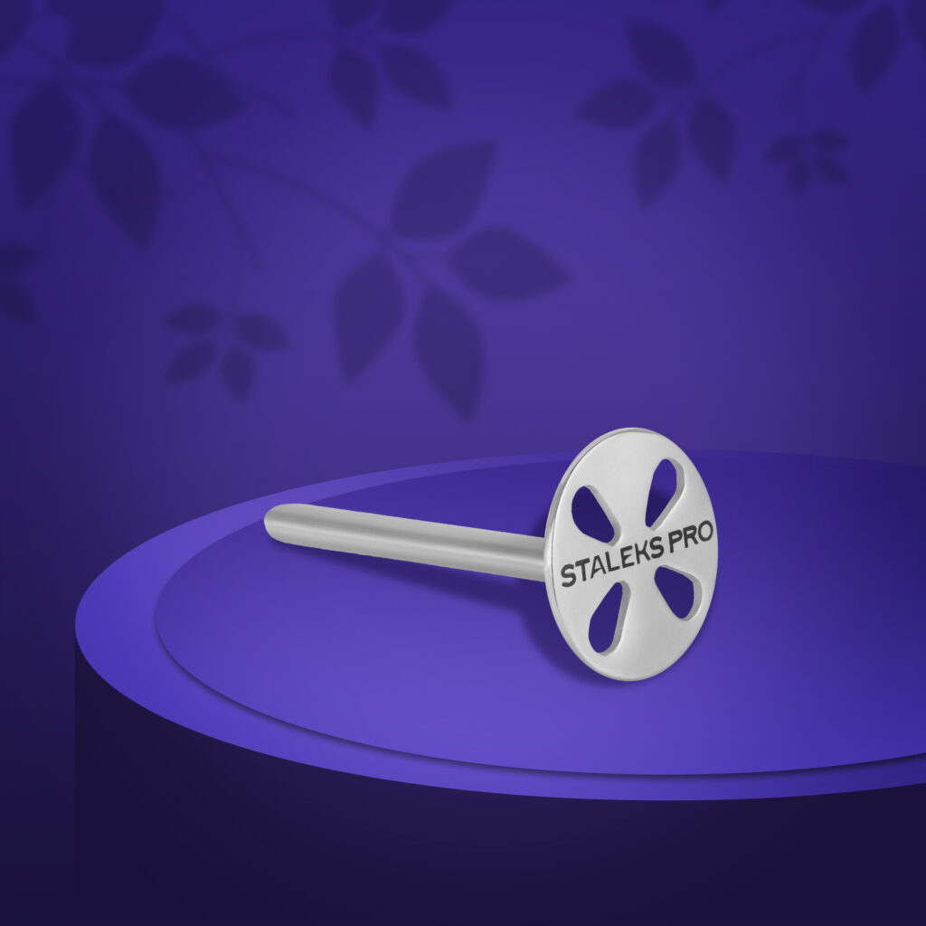 STALEKS EXPERT PODODISC S Verlängerte Pedikürescheibe mit Wechselfeilen, 180 Grit 15 mm (5 Stück)