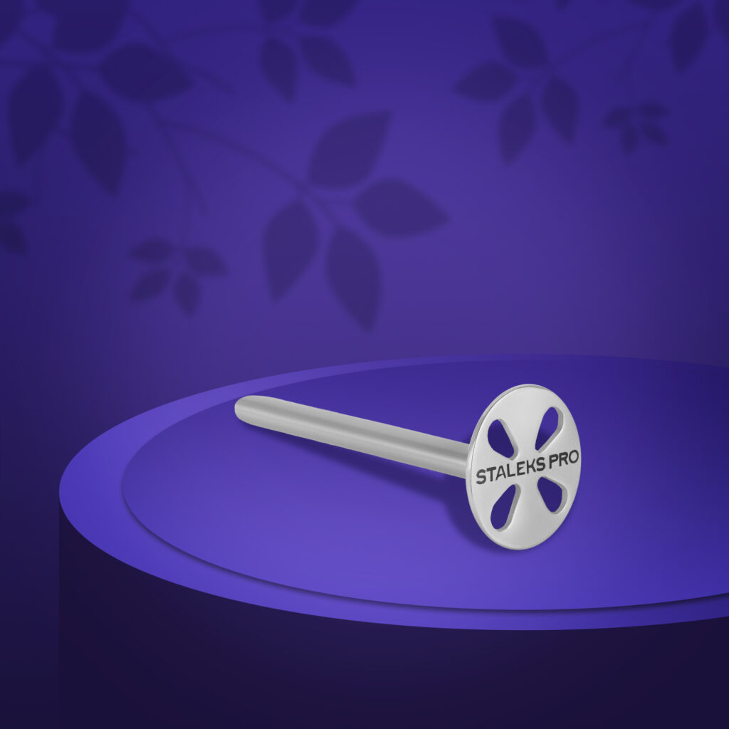 STALEKS EXPERT PODODISC XS Verlängerte Pedikürescheibe mit Wechselfeilen, 180 Grit 10 mm (5 Stück)
