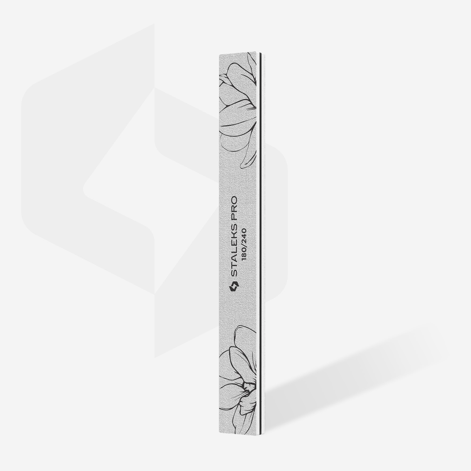 STALEKS EXPERT 20 Mineralische Feile für Nägel gerade, 180/240 Grit (25 Stück)