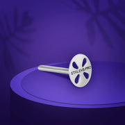 STALEKS EXPERT PODODISC S Pedikürescheibe mit Wechselfeilen, 180 Grit 15 mm (5 Stück)