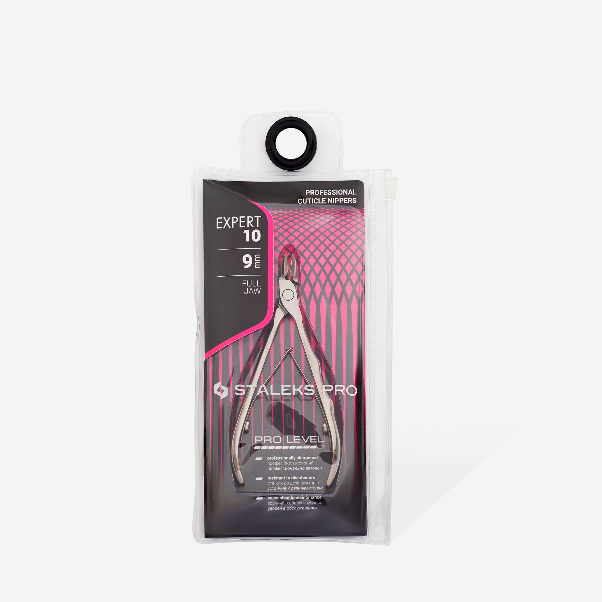 STALEKS EXPERT 10 Professionelle Nagelhautzange, 9 mm
