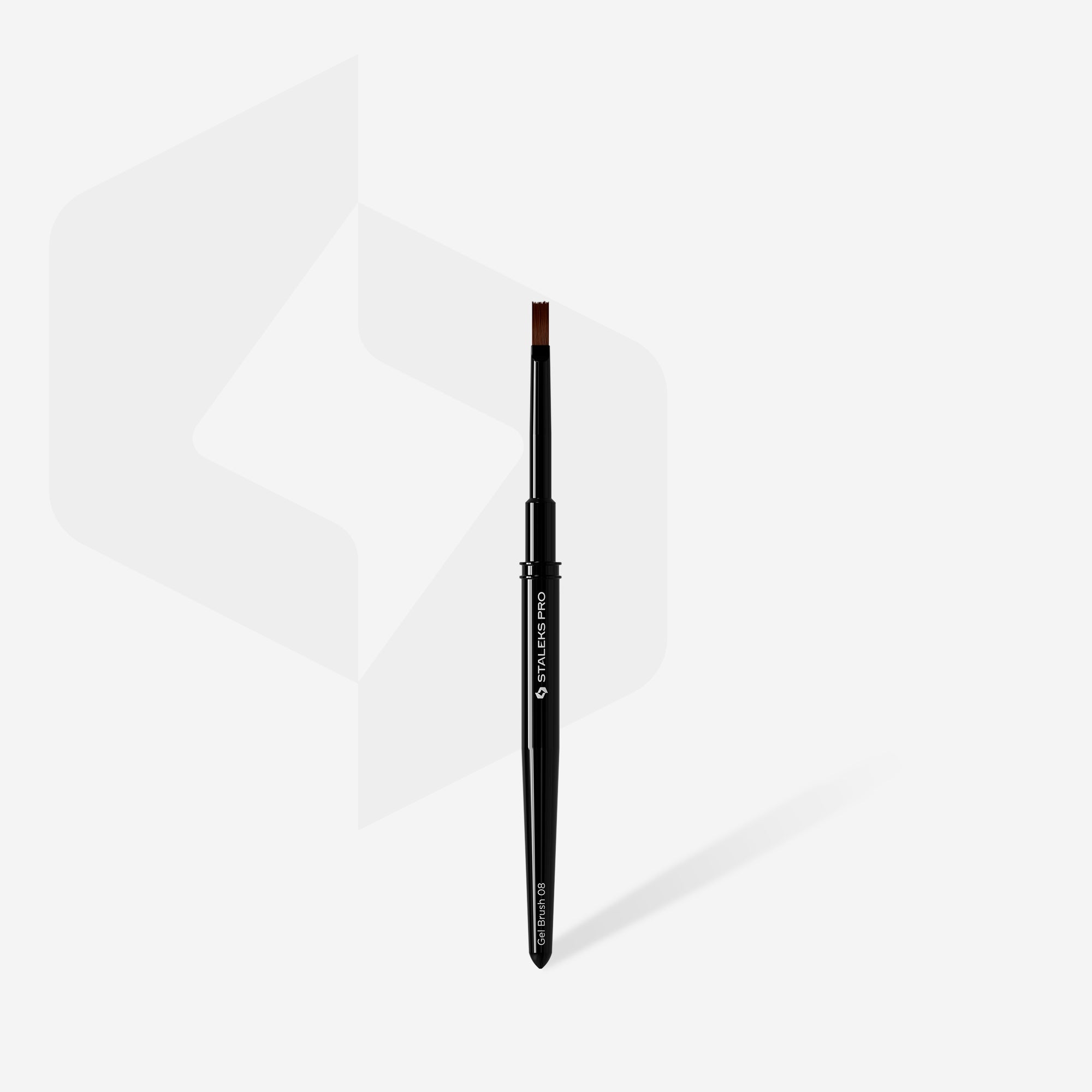 STALEKS EXPERT 08 Gerade Pinsel für Gel, Breite 6 mm/Länge 10 mm