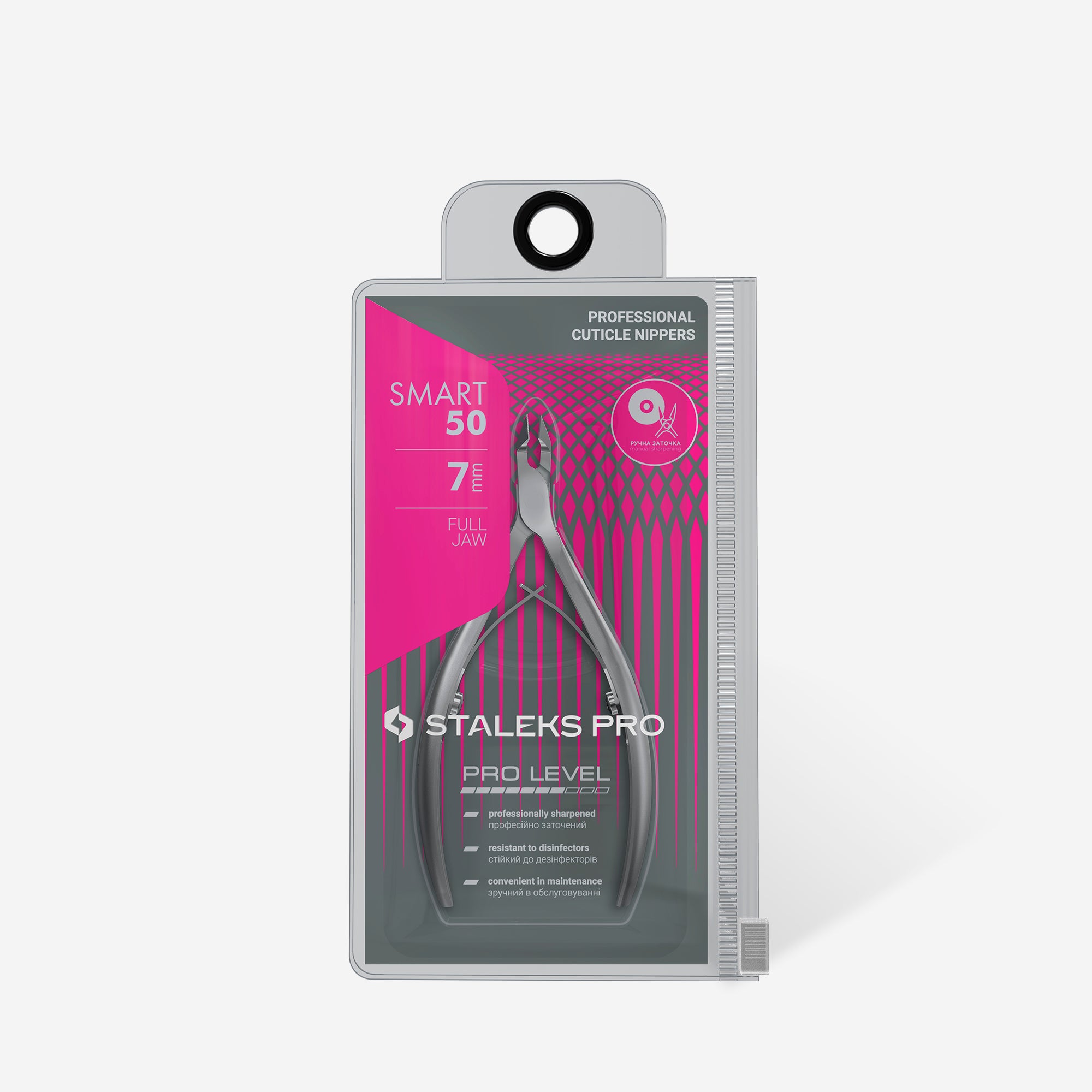 Professionelle Nagelhautzange STALEKS PRO SMART 10, 7 mm Schneidkante