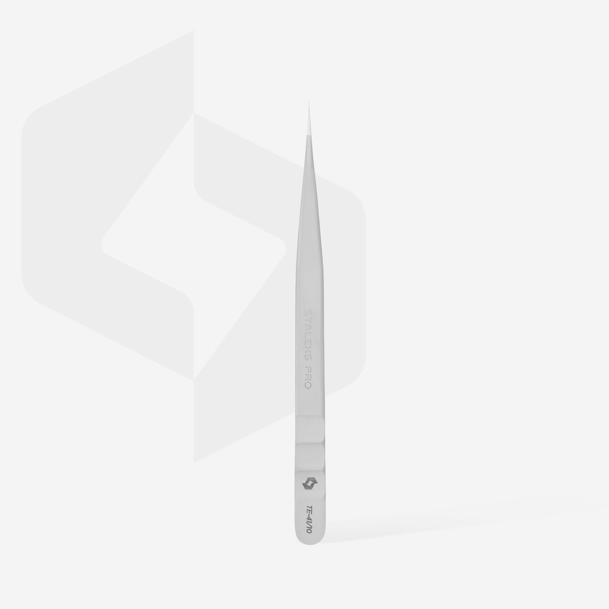 STALEKS EXPERT 41 TYPE 10 Professionelle Pinzette für Wimpernverlängerung, gerade