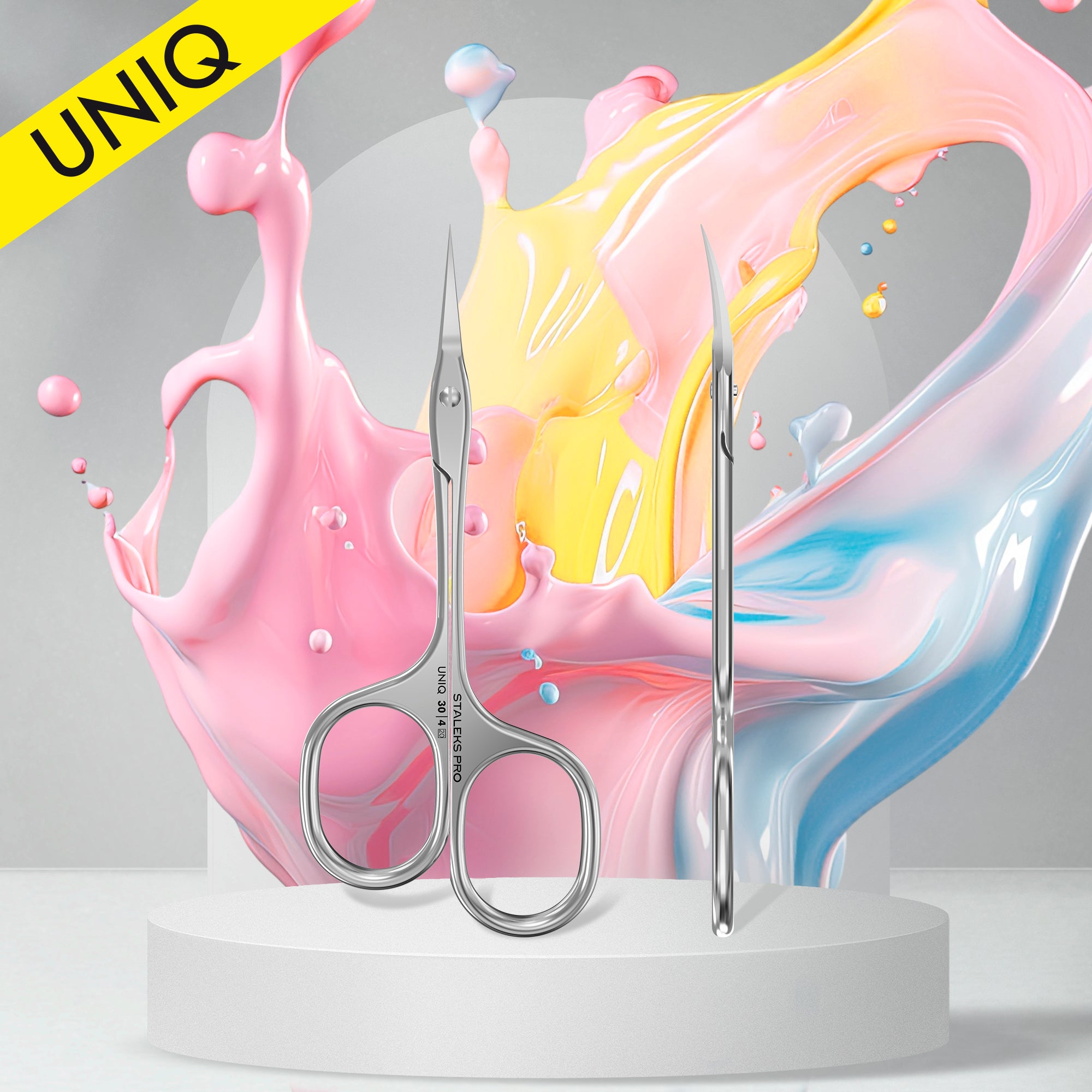 STALEKS UNIQ 30 TYPE 4 Asymmetric Professionelle Nagelhautschere