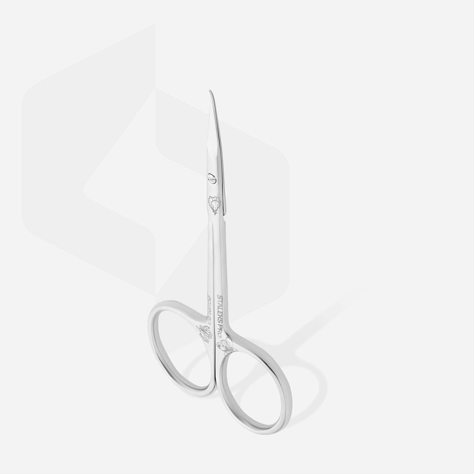 STALEKS EXCLUSIVE 23 TYPE 1 Professionelle Nagelhautschere mit Haken (Magnolia)