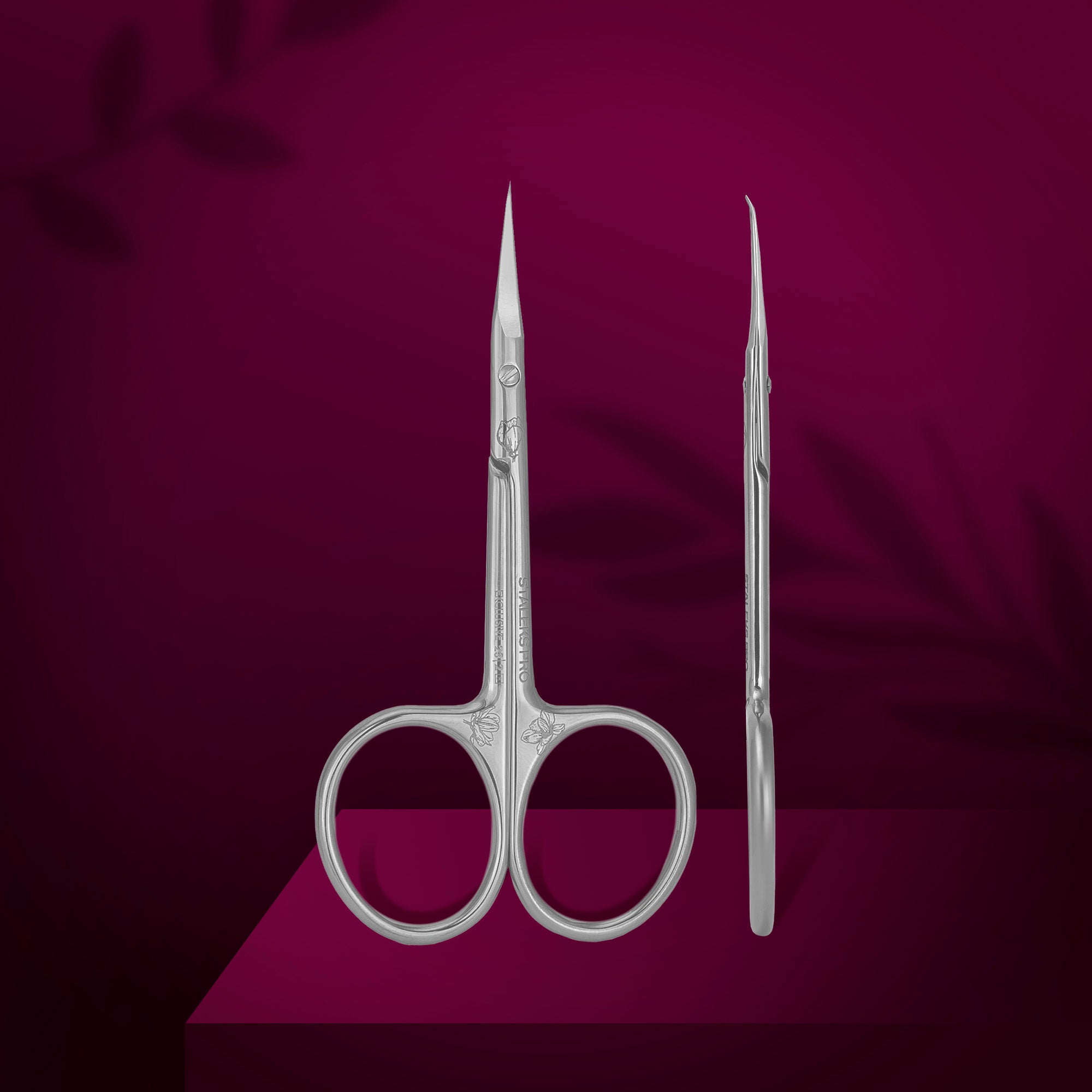 STALEKS EXCLUSIVE 23 TYPE 2 Professionelle Nagelhautschere mit Haken (Magnolia)