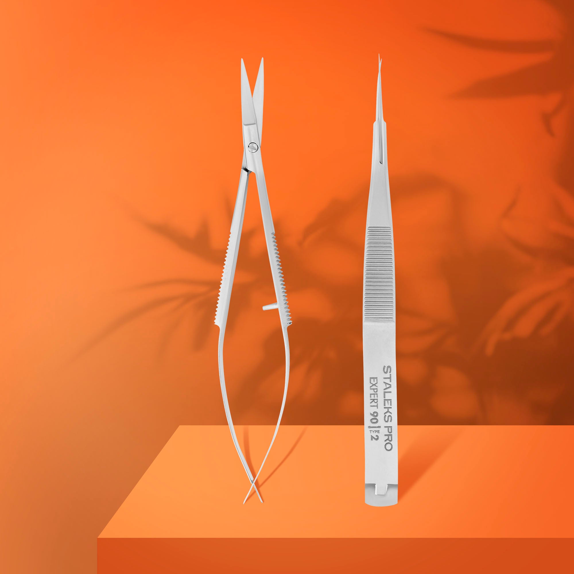 STALEKS EXPERT 90 TYPE 2 Professionelle Mikro-Schere zum Formen der Augenbrauen
