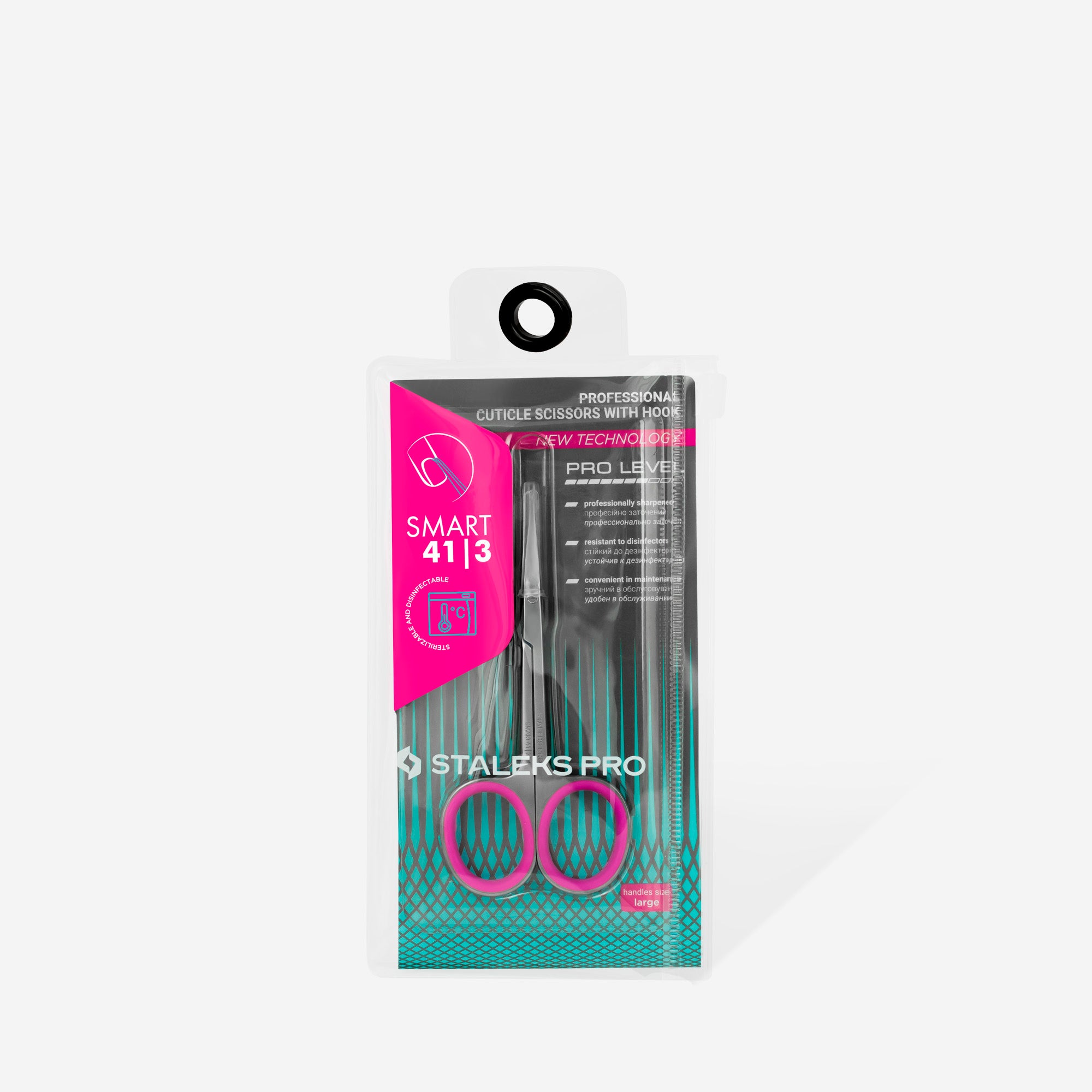 STALEKS SMART 41 TYPE 3 Professionelle Nagelhautschere mit Haken