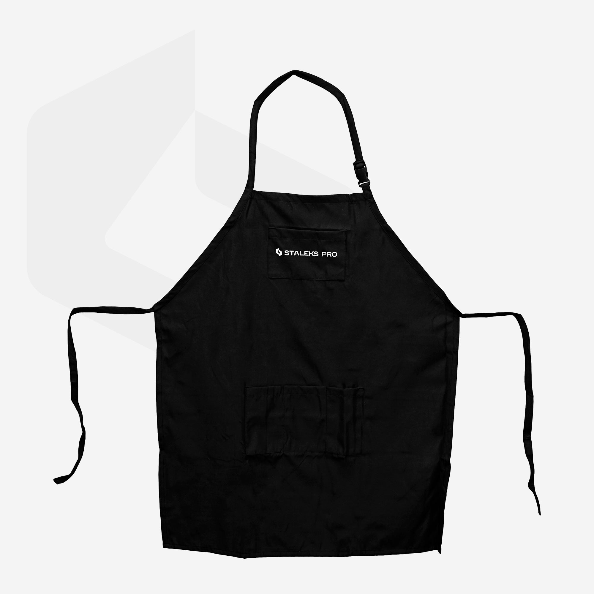 STALEKS EXPERT Schürze Schwarz für Maniküre & Pediküre
